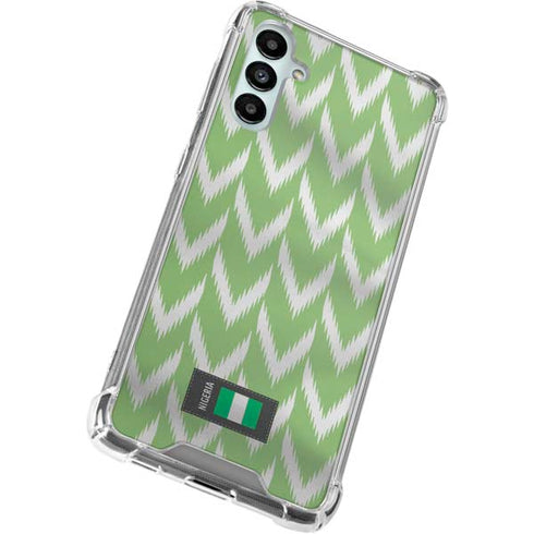 Nigeria Soccer Flag Galaxy A14 5G Clear Case